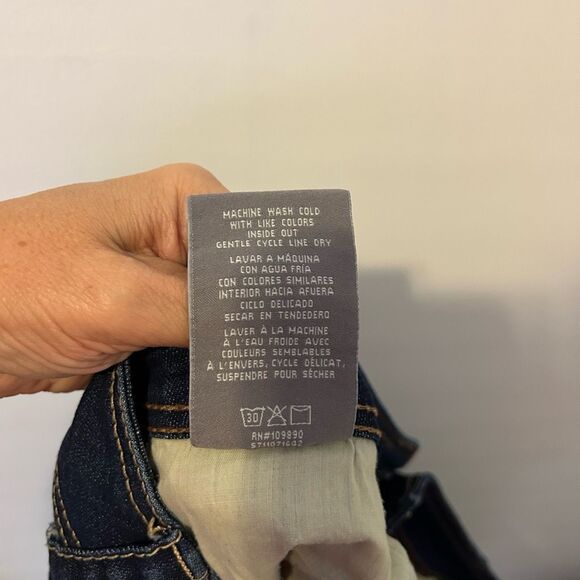 Melissa McCarthy Seven 7 Jeans Classic Straight Denim Blue Women Size 22W dark w - Picture 14 of 14